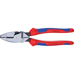 KNIPEX Kombizange "Lineman's Pliers" Kraft 09 02 240 poliert 24,0 cm