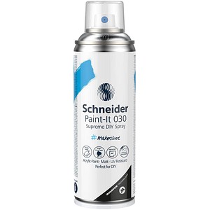 Schneider Paint-It 030 Supreme DIY Acrylspray Sprühfarbe silver metallic, 1 St.