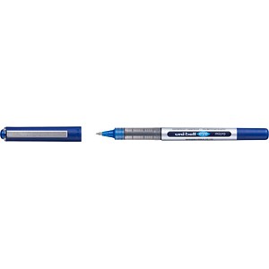 uni-ball eye micro UB-150E Tintenroller silber 0,2 mm, Schreibfarbe: blau, 12 St.
