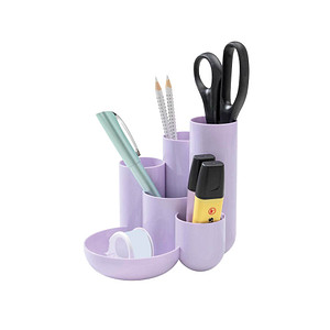 HAN Schreibtisch-Organizer CAMPUS pastelllila Polystyrol 6 Fächer 13,1 x 15,4 x 13,7 cm