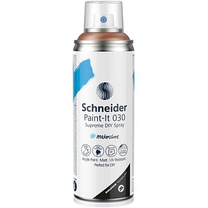 Schneider Paint-It 030 Supreme DIY Acrylspray Sprühfarbe copper metallic, 1 St.
