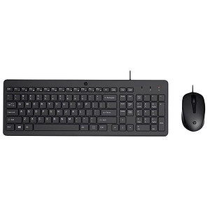 HP 150 Tastatur-Maus-Set kabelgebunden schwarz