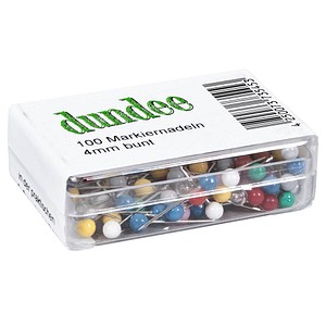 dundee Pinnnadeln farbsortiert, 100 St.