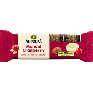 ALNATURA Bio Fruchtriegel Mandel Cranberry  75,0 g, 1 St.