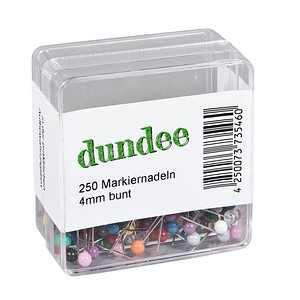 dundee Pinnnadeln farbsortiert, 250 St.