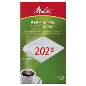 100 Melitta PYRAMIDEN FILTERPAPIER 202s Kaffeefilter