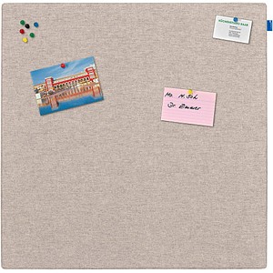 Legamaster Pinnwand BOARD-UP Akustik 75,0 x 75,0 cm Textil beige