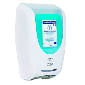 HARTMANN Desinfektionsspender CleanSafe touchless 9814440 weiß Kunststoff mit Sensor 1,0 l