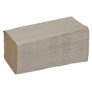 büroplus Papierhandtücher V-5000-BP Zick-Zack-Falzung 1-lagig 5.000 Tücher