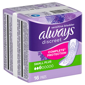 always Slipeinlagen discreet Complete Protection Small Plus, 16 St.