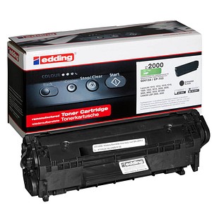 edding EDD-2000 schwarz Toner ersetzt HP 12A (Q2612A) edding EDD-2000 schwarz Toner ersetzt HP 12A (Q2612A)
