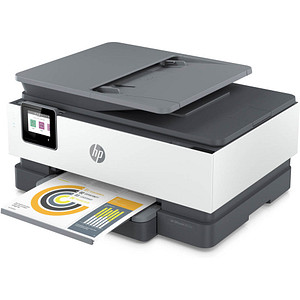 HP OfficeJet Pro 8022e All-in-One 4 in 1 Tintenstrahl-Multifunktionsdrucker grau HP OfficeJet Pro 8022e All-in-One 4 in 1 Tintenstrahl-Multifunktionsdrucker grau