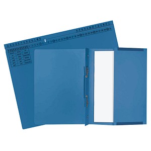 25 Exacompta Hängehefter Exaflex Karton blau 25 Exacompta Hängehefter Exaflex Karton blau