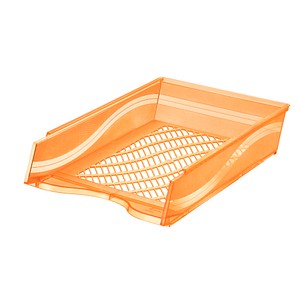bene Briefablage orange-transparent