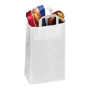 VP Papier-Tragetaschen Topcraft weiß 32,0 x 42,0 cm, 250 St.