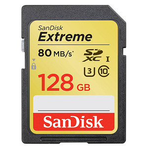 SanDisk Speicherkarte SDXC-Card Extreme 128 GB