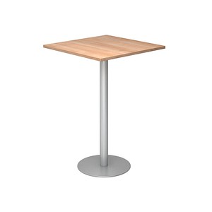 HAMMERBACHER Stehtisch nussbaum 80,0 x 80,0 x 111,6 cm