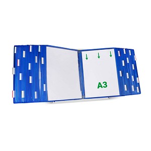tarifold Sichttafelsystem 433601 DIN A3 blau mit 60 St. Sichttafeln