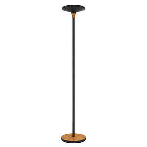 unilux BALY BAMBOO Stehlampe schwarz/bambus 44,6 W