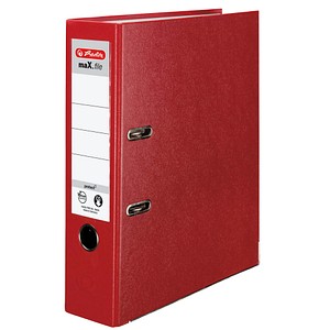herlitz maX.file protect Ordner rot Kunststoff 8,0 cm DIN A4 herlitz maX.file protect Ordner rot Kunststoff 8,0 cm DIN A4
