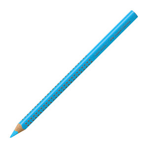 FABER-CASTELL Jumbo Grip neon Buntstift blau, 1 St.