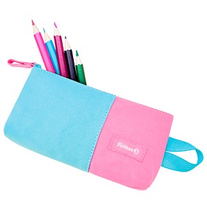 Pelikan Schlampermäppchen WOW pink/türkis, 16,0 x 21,5 cm