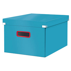 LEITZ Click & Store Cosy Aufbewahrungsbox 18,5 l blau 28,1 x 37,0 x 20,0 cm