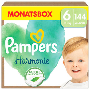 Pampers® Windeln Harmonie™ Größe Gr.6 (13+ kg) für Kids und Teens (4-12 Jahre), 144 St.