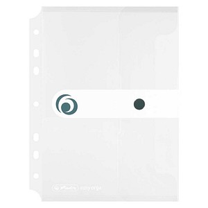 herlitz Dokumententaschen easy orga to go DIN A5 transparent glatt, 1 St.
