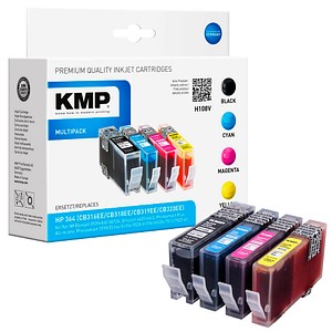 4 KMP H108V schwarz, cyan, magenta, gelb Tintenpatronen ersetzen HP 364 (N9J73AE) 4 KMP H108V schwarz, cyan, magenta, gelb Tintenpatronen ersetzen HP 364 (N9J73AE)