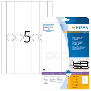 HERMA Hängeordneretiketten 5165 weiß, 25 Blatt