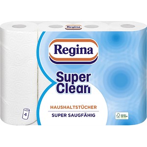 Regina Küchenrollen Super Clean 3-lagig, 4 Rollen