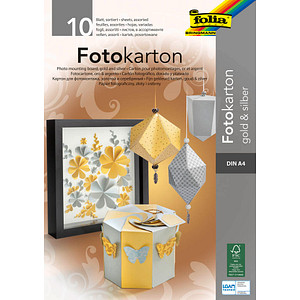 folia Fotokarton farbsortiert 300 g/qm 10 Blatt folia Fotokarton farbsortiert 300 g/qm 10 Blatt