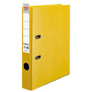 herlitz maX.file protect Ordner gelb Kunststoff 5,0 cm DIN A4