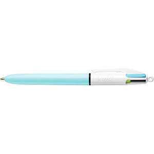 BIC 4-Farben-Kugelschreiber Fun blau Schreibfarbe farbsortiert, 1 St.