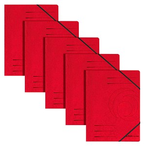 herlitz Eckspanner easy orga DIN A4 rot, 5 St.
