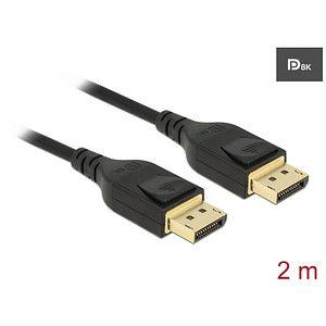 DeLOCK DisplayPort 1.4 Kabel 8K 60 Hz 2,0 m schwarz