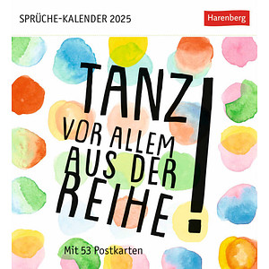 Harenberg Postkartenkalender Tanz! Vor allem aus der Reihe 2025