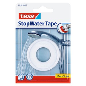 tesa StopWater Tape Dichtungsband weiß 12,0 mm x 12,0 m 1 Rolle