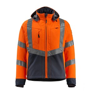 MASCOT® unisex Warnjacke Blackpool orange, schwarzblau Größe XL