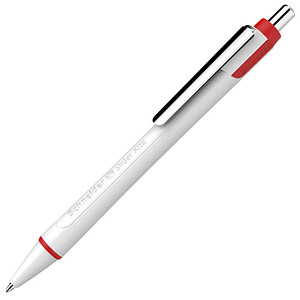 Schneider Kugelschreiber Slider Xite weiß, Schreibfarbe: rot, 1 St.