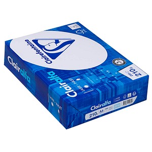Clairefontaine Kopierpapier Clairalfa DIN A4 210 g/qm 250 Blatt Clairefontaine Kopierpapier Clairalfa DIN A4 210 g/qm 250 Blatt