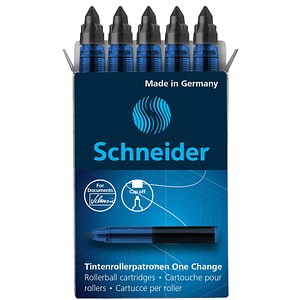 Schneider One Change Tintenrollerminen schwarz 0,6 mm 5 St.