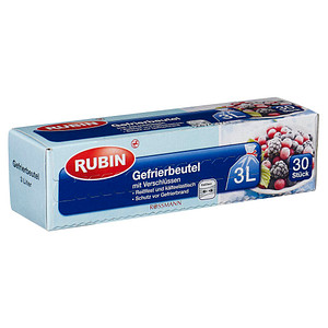 30 RUBIN Gefrierbeutel 3,0 l