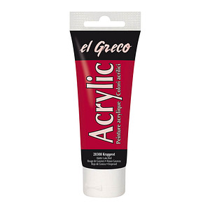 KREUL el Greco Acrylfarbe krapprot 75,0 ml