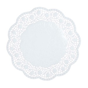 PAPSTAR Tortenspitzen rund weiß Ø 30,0 cm, 100 St.