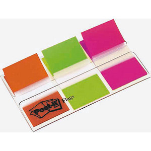 Post-it® Index Haftmarker farbsortiert 3x 20 Streifen