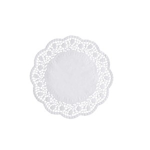 PAPSTAR Tortenspitzen rund weiß Ø 28,0 cm, 100 St.
