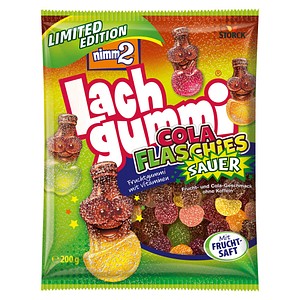 nimm2® Lachgummi Cola Flaschies Sauer Limited Edition Fruchtgummi 200,0 g, 1 Pack