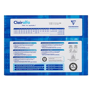 Clairefontaine Kopierpapier Clairalfa DIN A4 210 g/qm 250 Blatt Clairefontaine Kopierpapier Clairalfa DIN A4 210 g/qm 250 Blatt